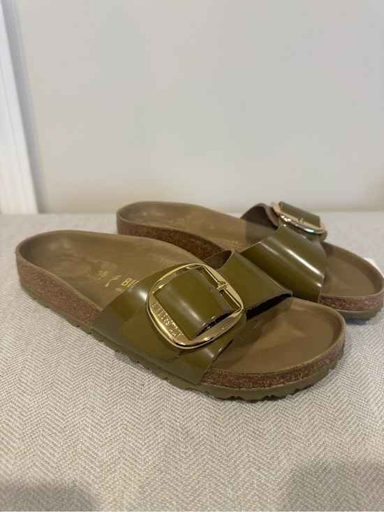 Birkenstock Shoes - Birkenstock Moss  Green Madrid Big Buckle Sandals